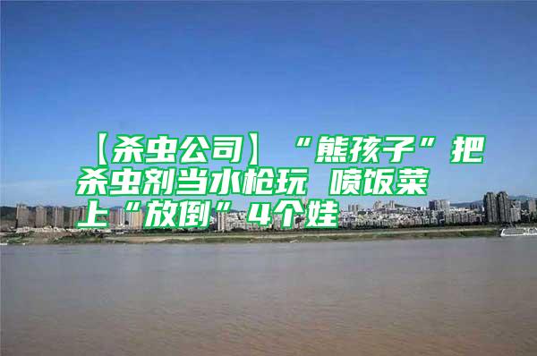 【杀虫公司】“熊孩子”把杀虫剂当水枪玩 喷饭菜上“放倒”4个娃