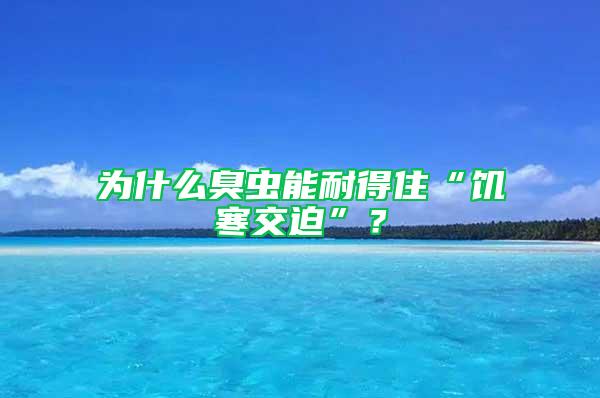 为什么臭虫能耐得住“饥寒交迫”？