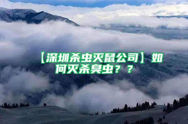 【深圳杀虫灭鼠公司】如何灭杀臭虫？？