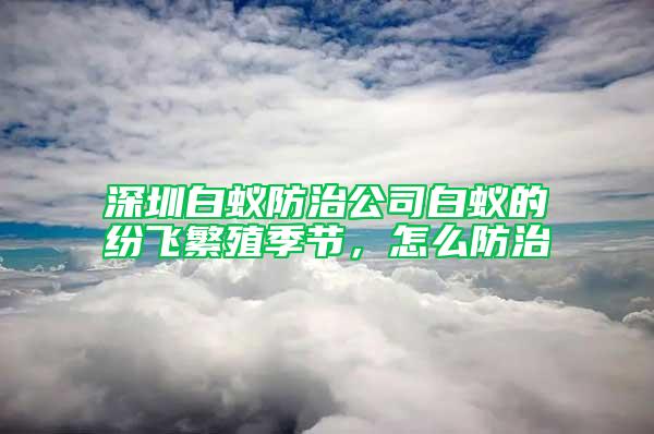 深圳白蚁防治公司白蚁的纷飞繁殖季节，怎么防治