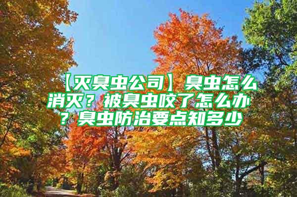 【灭臭虫公司】臭虫怎么消灭？被臭虫咬了怎么办？臭虫防治要点知多少