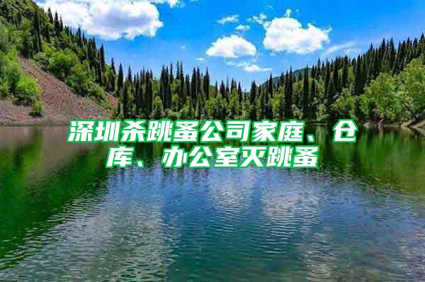 深圳杀跳蚤公司家庭、仓库、办公室灭跳蚤