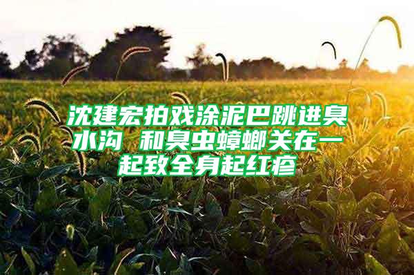 沈建宏拍戏涂泥巴跳进臭水沟 和臭虫蟑螂关在一起致全身起红疹