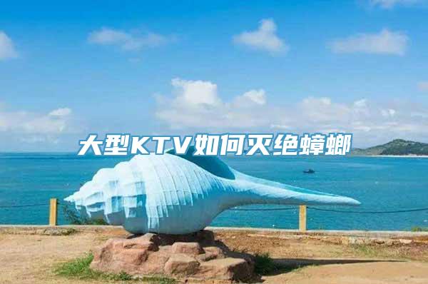 大型KTV如何灭绝蟑螂