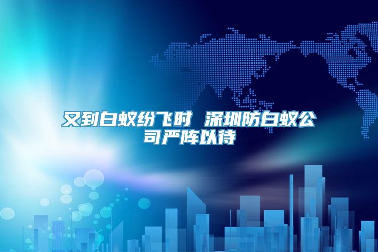 又到白蚁纷飞时 深圳防白蚁公司严阵以待