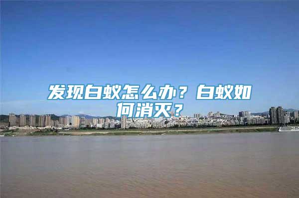 发现白蚁怎么办？白蚁如何消灭？
