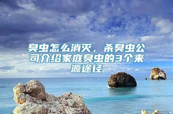 臭虫怎么消灭，杀臭虫公司介绍家庭臭虫的3个来源途径