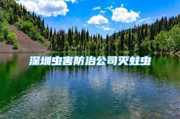 深圳虫害防治公司灭蛀虫