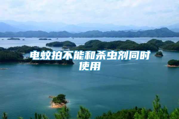 电蚊拍不能和杀虫剂同时使用