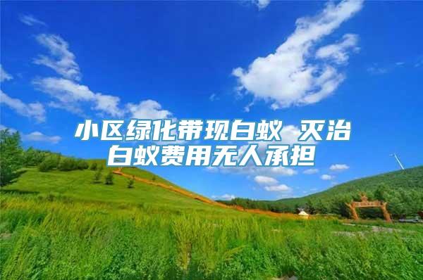 小区绿化带现白蚁 灭治白蚁费用无人承担