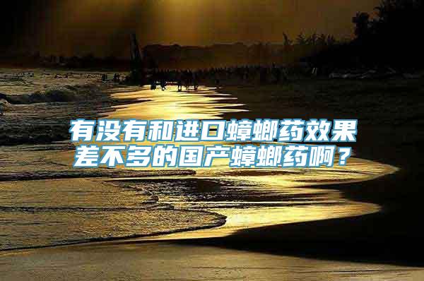 有没有和进口蟑螂药效果差不多的国产蟑螂药啊？