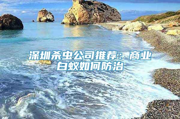 深圳杀虫公司推荐：商业白蚁如何防治