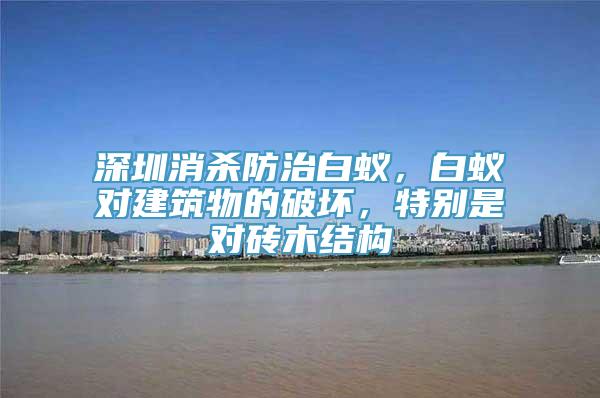 深圳消杀防治白蚁，白蚁对建筑物的破坏，特别是对砖木结构