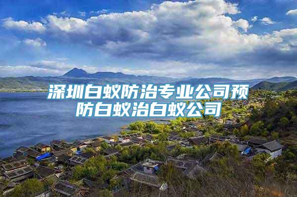 深圳白蚁防治专业公司预防白蚁治白蚁公司