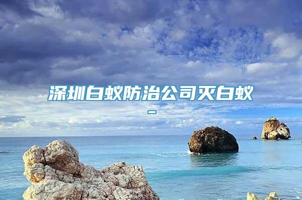 深圳白蚁防治公司灭白蚁-