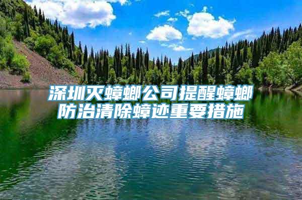 深圳灭蟑螂公司提醒蟑螂防治清除蟑迹重要措施