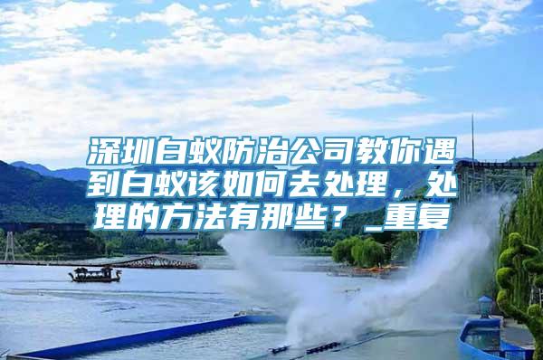 深圳白蚁防治公司教你遇到白蚁该如何去处理，处理的方法有那些？_重复