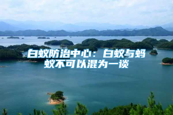 白蚁防治中心：白蚁与蚂蚁不可以混为一谈