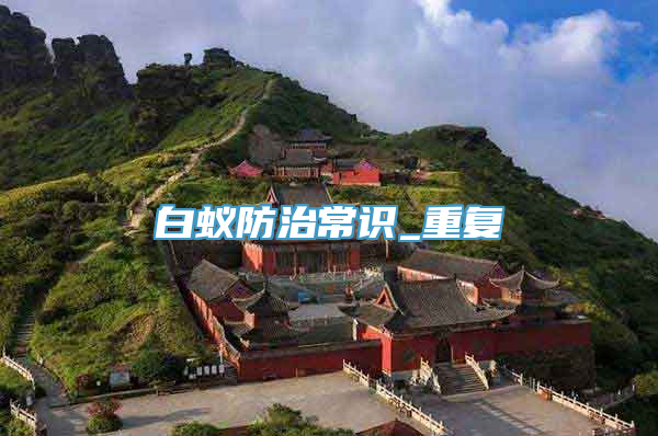 白蚁防治常识_重复