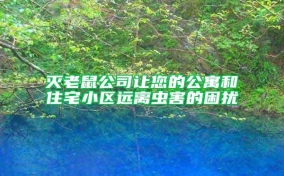 灭老鼠公司让您的公寓和住宅小区远离虫害的困扰