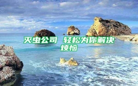 灭虫公司 轻松为你解决烦恼